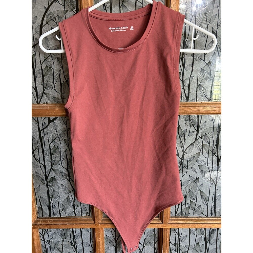 Abercrombie & Fitch Soft AF Collection Bodysuit Color Rust  size XS
